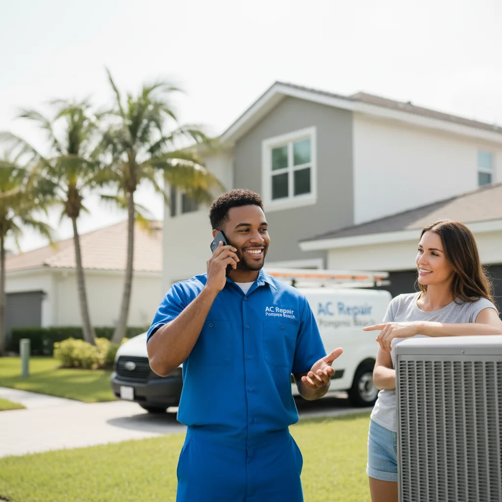 AC Repair Pompano Beach customer support in Little Hocking